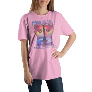 Pink Floyd World Tour 94 Mens Pink Short Sleeve Shirt - 1 of 1