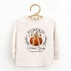 Coquette Pumpkin Patch Girly - Toddler Long Sleeve Graphic Tee and Youth Long Sleeve Graphic T-Shirt - 2 of 3