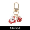 Unique Bargains Christmas Keychain Lobster Clasp Zinc Alloy 2.2" 1 Pc - 2 of 3