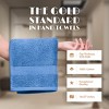 Wealuxe Premium Hand Towels for Bathroom - 12 Pack Cotton Hand Towel Bulk for Gym, Kitchen and Spa, Terry Salon Towels - 16x27" - 2 of 4