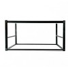 Eghan Glass Computer Desk Black - Christopher Knight Home: Tempered Surface, Modern Office Furniture, Metal Frame - 2 of 4