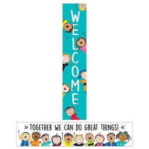 Creative Teaching Press® Stick Kids Double-Sided Welcome Banner, 39" x 8" - 1 of 1