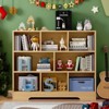 Book Shelf, Cubes Storage Organizer, Freestanding Bookshelf Cube Shelf for Bedroom, Living Room, 3-Tier Open Bookshelf Wooden Bookcase - 3 of 4