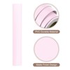 Unique Bargains Wallpaper, Peel and Stick Wallpaper Contact Paper Solid Color Vinyl Self-Adhesive Wall Paper Decorative Pale Pink 118" x 15.7" - 3 of 4
