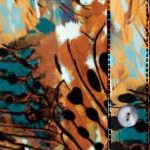 orange painted flowers