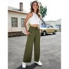 Clearlove Women Wide Leg Sweatpants High Waisted Baggy Pants Drawstring Athletic Joggers - 3 of 4