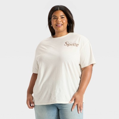 Women's Sprite Oversized Short Sleeve Graphic T-Shirt - Off-White