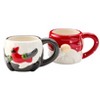 The Lakeside Collection Christmas Characters Stackable Ceramic Mugs Set of 2 - image 2 of 3