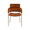 Meridian Furniture,Yara Velvet Dining Chair, Set of 2 - 3 of 4