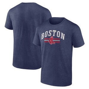 MLB Boston Red Sox Men's Bi-Blend Short Sleeve T-Shirt - 1 of 3