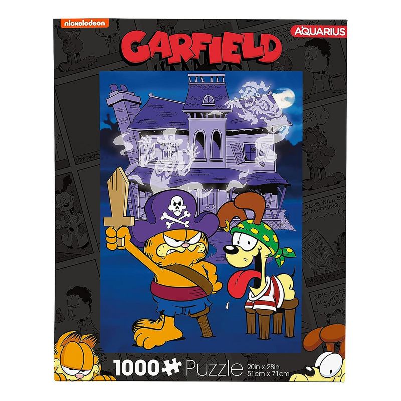 NMR Distribution Garfield Halloween 1000 Piece Jigsaw Puzzle, 1 of 4