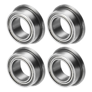 Unique Bargains Chrome Steel Multipurpose Use Flanged Ball Bearing 4 3/16" x 5/16" x 1/8" - 1 of 4