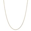 Black Bow Jewelry 0.95mm, 14k Yellow Gold, Diamond Cut Cable Chain Necklace - image 3 of 4