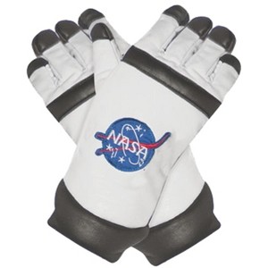 Underwraps Costumes Astronaut Child Gloves (White) - 1 of 1