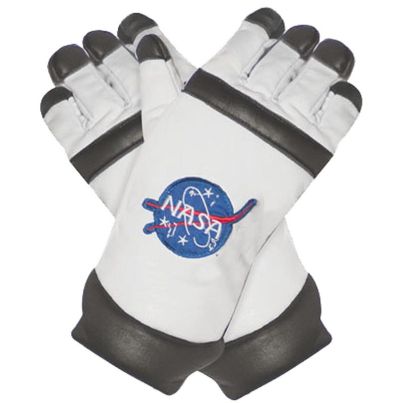 Underwraps Costumes Astronaut Child Gloves (White), 1 of 2