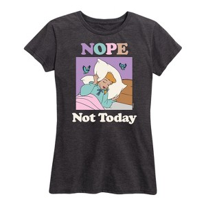 Women's - Disney Princess - Nope Not Today Short Sleeve Graphic T-Shirt - 1 of 4