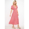 WEST K Women's Ingrid Flutter Sleeve Gauze Midi Dress - 2 of 4