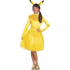 Girls' Pikachu Classic Costume - 1 of 3