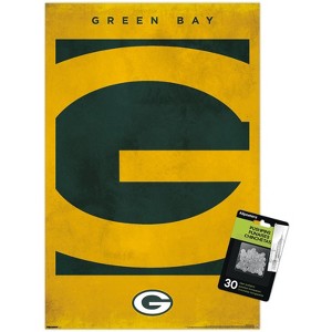 Trends International NFL Green Bay Packers - Logo 25 Unframed Wall Poster Prints - 1 of 4