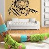 Hidden Tiger in the Jungle Socks from the Sock Panda (Women's Sizes, Adult Medium) - 2 of 4