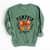 Simply Sage Market Coquette Orange Bow Pumpkin Season Sweatshirt - 2 of 4