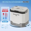 Electric Cooler and Warmer w/ Handle, 35QT (33 L) Portable Thermoelectric Fridge, 110V AC & 12V Adapter 32-131¨H Car Fridge Cooler for Camping - 3 of 4