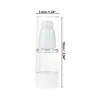 Unique Bargains Portable Oval Airless Pump Lotion Bottle White 1 Pc - 4 of 4