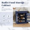 NicBex Modern Kitchen Pantry Sideboard Cabinet with Storage Drawer & Adjustable Shelves,Coffee Bar Buffet Cabinet for Kitchen,Dining Room - 4 of 4