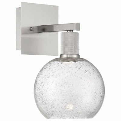 Access Lighting Port Nine 1 - Light Wall Light in  Brushed Steel