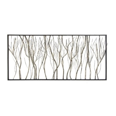 Contemporary Metal Decorative Wall Sculpture Green - Olivia & May