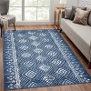 Acekool Area Rug Machine Washable Geometric Low Pile Non Slip Indoor Carpet for Living Room Bedroom Nursery - 3 of 4