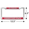Youngstown State University Penguins Full Size Standard License Plate Metal Frame - 4 of 4