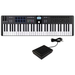 Arturia KeyLab Essential 61 mk3 Keyboard Controller With Sustain Block Black - 1 of 4