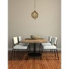 Elegant Lighting Levante 1 light pendant in brass - 2 of 4