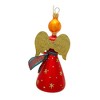 De Carlini Italian Ornaments 5.0 Inch Angel With Golden Harp Christmas Tree Ornament , Ornament Religious Italian Glass Instrument (1PC) - 2 of 3