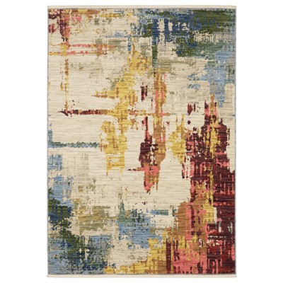 Oriental Weavers Soleri SOL01 Beige/ Multi Indoor Area Rug - 2'6" x 12'