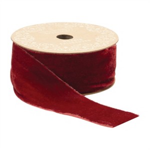 Raw Edge Velvet Ribbon 2" x 10 Yds. - 1 of 3