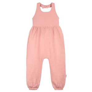Gerber Baby Girls Toddler Sleeveless Romper Jumpsuit - 1 of 4