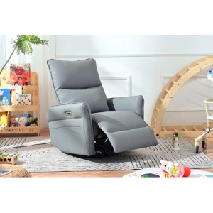Adult Electric Rotating Rocking Recliner, 270-degree Rotating Rocking Recliner, Small Electric Recliner Suitable For Small Spaces - 1 of 4
