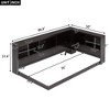 NicBex Twin Sized Daybed Morden Daybed with Storage, Wooden Daybed Frame with Storage Cabinets and USB Charging for Apartment - 2 of 4