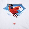 Women's Superman 2025 Superman Lois Shield Cap Sleeve Baby Rib Crop Top - 3 of 4