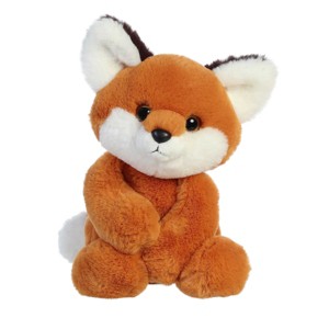 Aurora Medium Finn Fox Flopsie Adorable Stuffed Animal Red 12" - 1 of 4