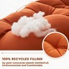 Patio Chair Cushion for Adirondack, High Back Tufted Rocking Chair Cushion, Outdoor Seat Cushion 48"x21"x4" inch,1Count - 4 of 4