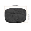 Unique Bargains Oxford Cloth Waterproof Outdoor Round Patio Furniture Cover 89" DIA x 39" H Black 1 Pc - 3 of 4