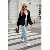 Coolmee Women's Fall Winter Oversized Cardigan Sweater Long Sleeve Cable Knit Outerwear Coat - 4 of 4