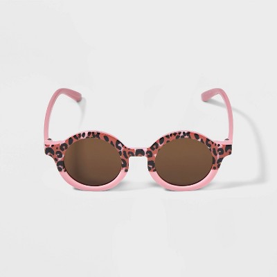Image of Toddler Girls' Leopard Spot Sunglasses - Cat & Jack™ Pink