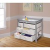 Badger Basket Sleigh Style Baby Changing Table with 6 Baskets - 3 of 4