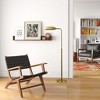 Minimalist Slim Floor Lamp – Gold & White, 110–120V Plug-In Standing Light for Contemporary Living Room & Bedroom - 4 of 4