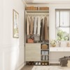 Aheaplus 30'' Freestanding Closet Organizer with Hanging Rods and Drawers, Closet System with Storage Shelves - 2 of 4