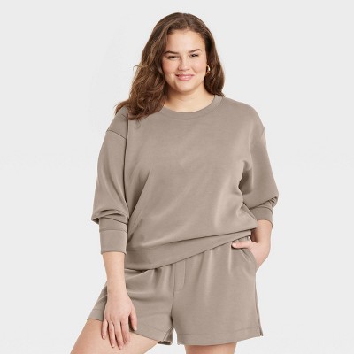 Women's Sandwash Pullover Sweatshirt - A New Day™